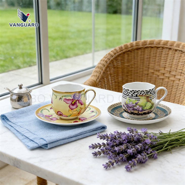 White Espresso Cup And Saucer White Espresso Cup And Saucer